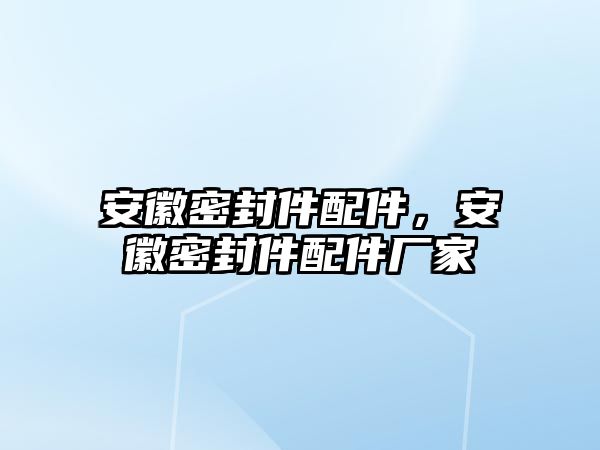 安徽密封件配件，安徽密封件配件廠家