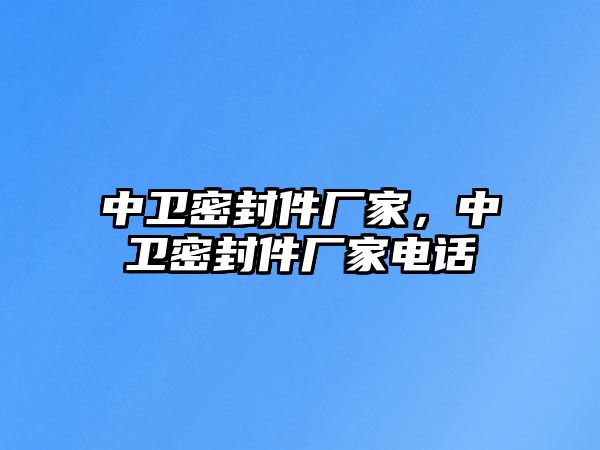 中衛(wèi)密封件廠家，中衛(wèi)密封件廠家電話