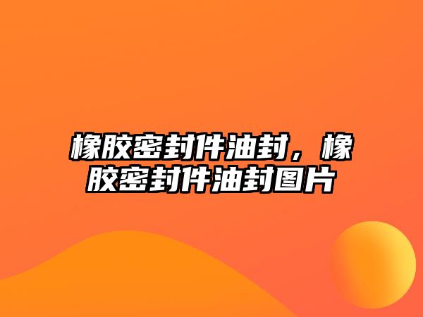 橡膠密封件油封，橡膠密封件油封圖片